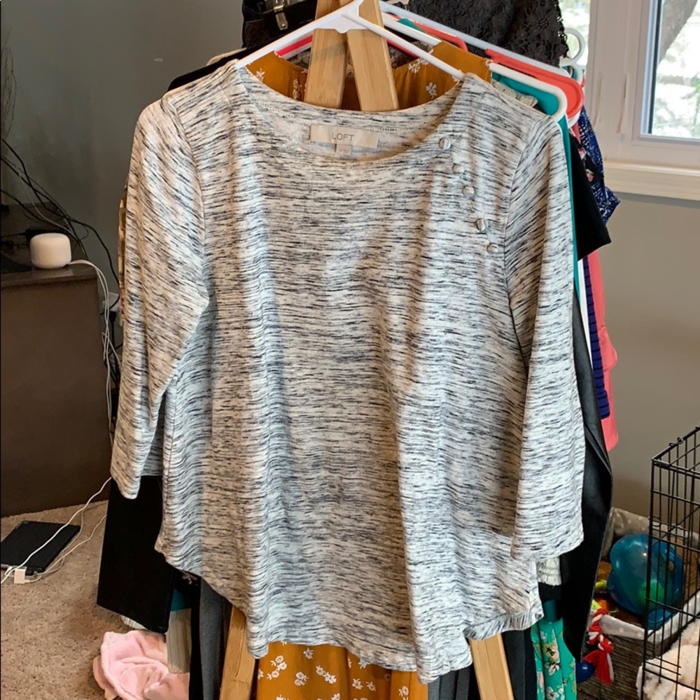 Sweatshirt material top